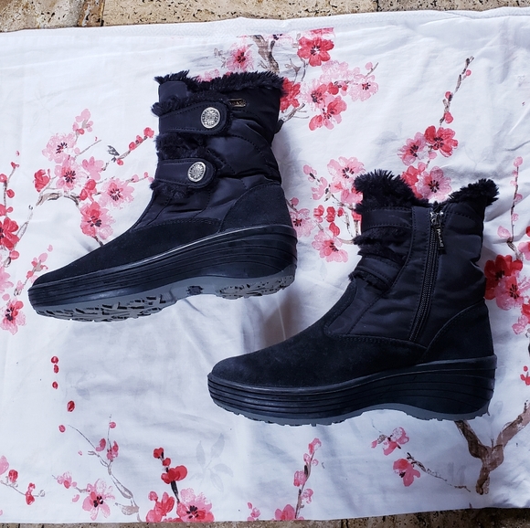 Pajar black winter waterproof boots - Picture 3 of 5